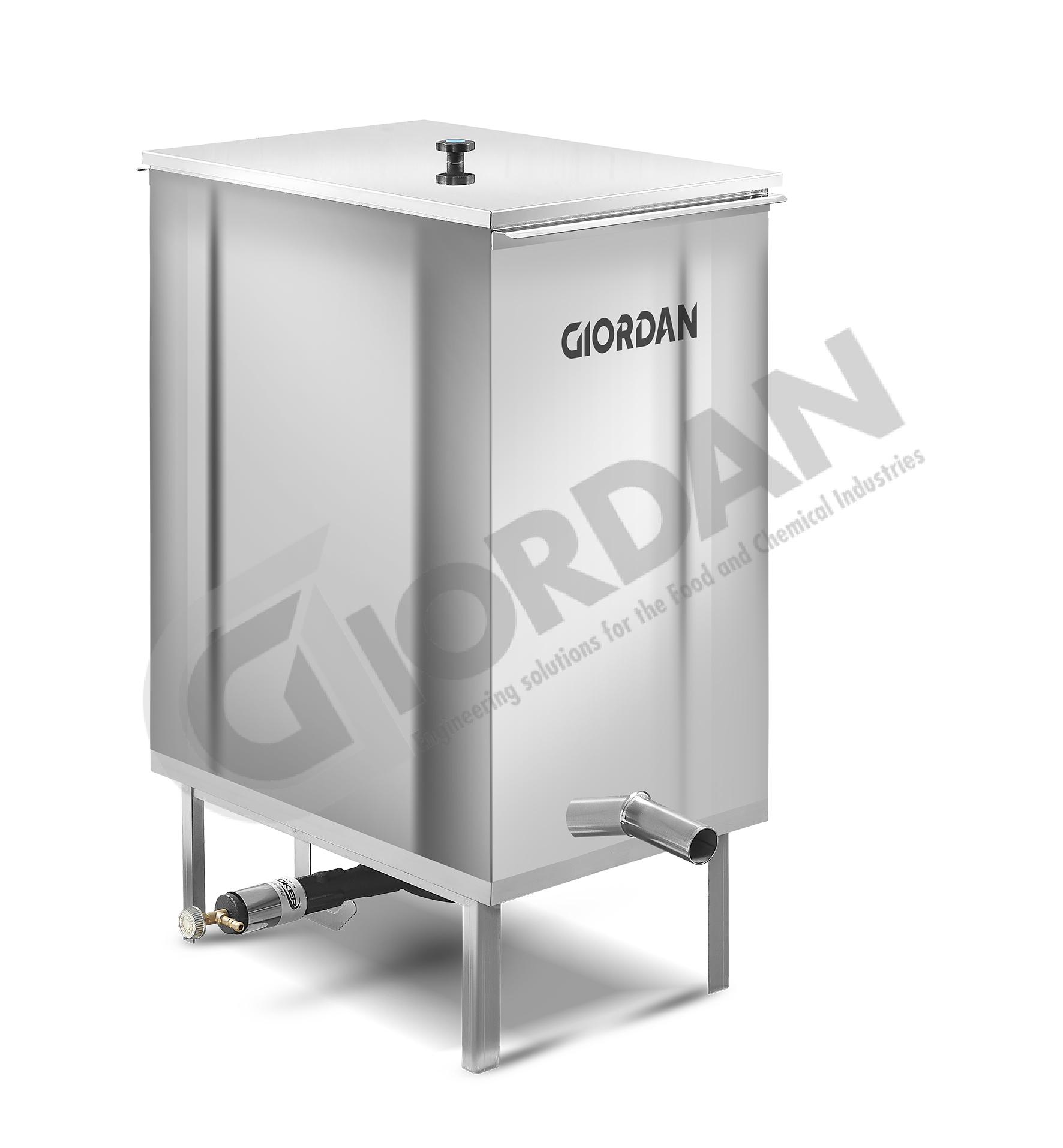 DAMPFWACHSSCHMELZER MIT GAS BRENNER AUS EDELSTAHL