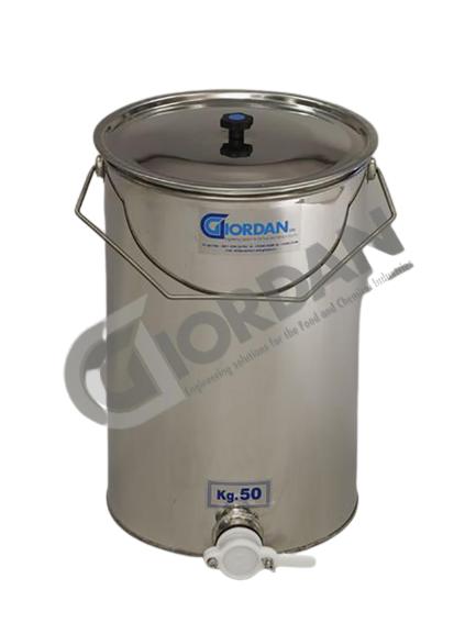 STAINLESS STEEL TANK 50 KG WITH HANDLE