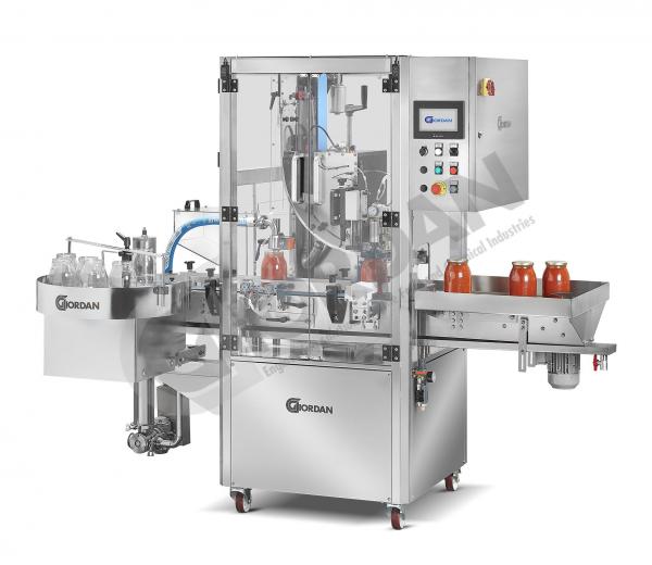 AUTOMATIC FILLING AND CAPPING MACHINE
